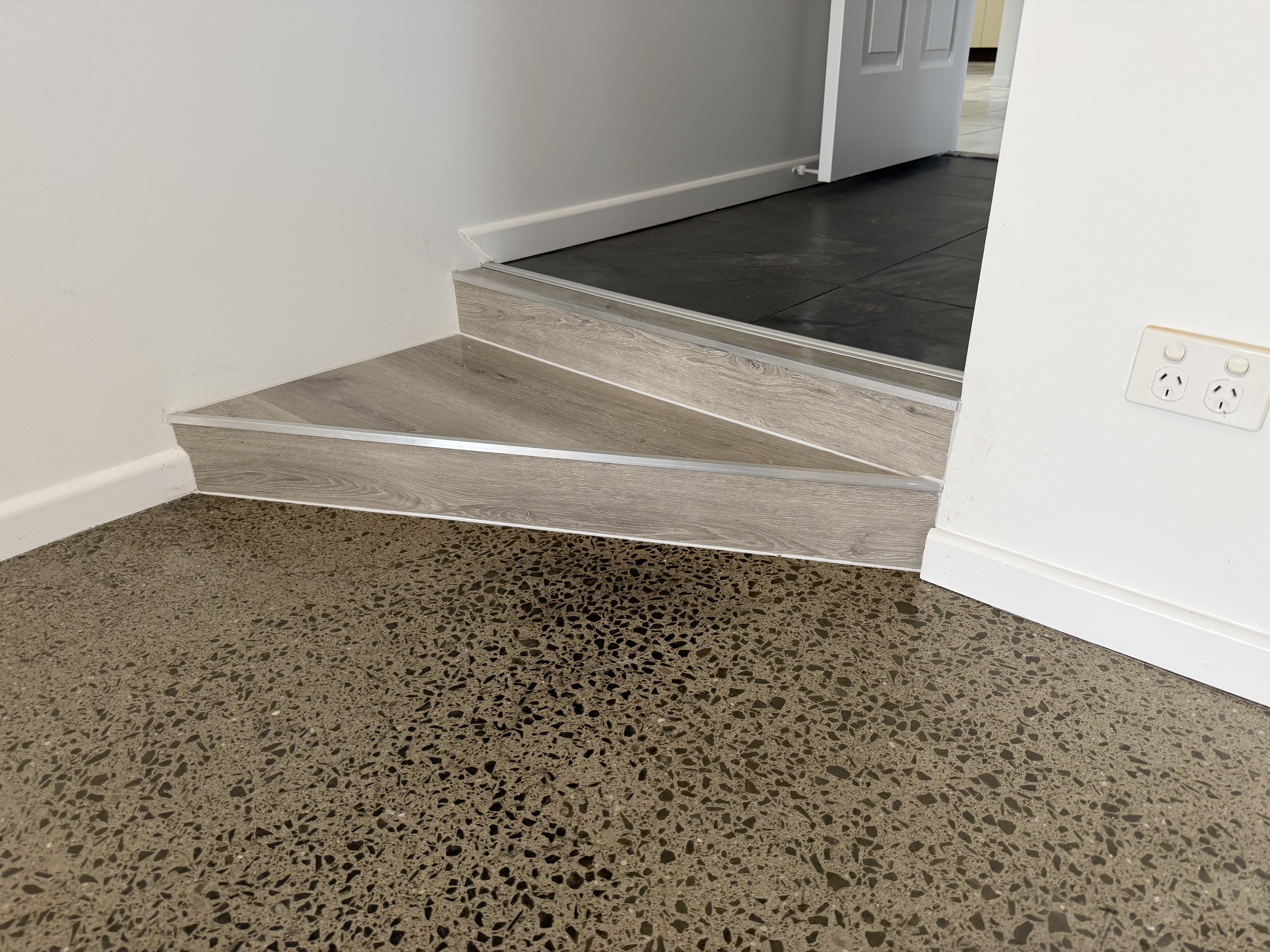 Custom Corner Step